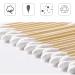 2000ct Wooden Cotton Swabs | Double-Tipped Cotton Buds for Ear, Makeup & Pet Care - 100% Cotton - 20 Pack - Buy Online on GoSupps.com