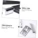 COOPHYA Manual Razor Set for Men - Portable Beard Cutter & Vintage Silver Trimmer | Perfect for Wet Shaving - 10.3x4cm - Buy Online on GoSupps.com