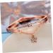 Clispeed Rose Gold & Silver Bicycle Arm Loop Bracelet Set for Women - Stylish Star Hand Decorations - 19.5cm x 1.2cm - Perfect Gift - Buy Online on GoSupps.com