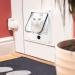 Large White 4-Way Locking Cat Door - Secure Entry for Your Pet - Buy Online on GoSupps.com