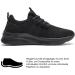 Langfeuu Women's Sneakers - Lightweight Breathable Sports & Running Shoes - Outdoor Tennis & Walking Shoes - Slip-Resistant Black - Size 40 EU - Buy Online on GoSupps.com