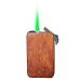 Metal Windproof Lighter Green Flame one-Button Ignition Lighter refillable Butane Lighter Suitable for Candles Cigars Outdoor Camping Gifts for Boyfriend(C)