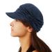 ColorSun Women Newsboy Soft Cotton Cabbie Cap Beret Hats Baseball Cap Painter Visor Hats 2navy Blue