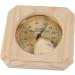Buy Reliable Wooden Sauna Thermometer Hygrometer | 5% Accuracy | Real-Time Monitoring for Indoor Use - Buy Online on GoSupps.com