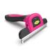 Dakpet's dog brush Unterwolle |Professional brush dog or underwill brush cat |Langhaar cats and dog brushes |Stainless steel subfill brush dogs and cats pink