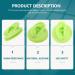 MAGICLULU Realistic Piercing Ear Set 2pcs Artificial Ear Molds for Studs and Jewelry - Buy Online on GoSupps.com