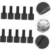  ARTSEWPLY 10 Pieces Bottle Nail Polish Nail Gel Builder Holder For Nail Polish Refillable Nail Polish DIY Nail Couture Gel Nail Polish Package Nail Bottles Para Plastic P.p Black - Buy Online on GoSupps.com