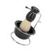 Premium 3-Piece Shaving Brush Set | Ideal Beard Grooming Gift & Travel Stand for Men - Buy Online on GoSupps.com