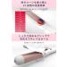 Areti 1.41 Inch Curling Iron - Ceramic Barrel Hair Curler with Adjustable Temperature | Stylish White/Pink Gold - Buy Online on GoSupps.com