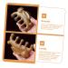 Orfofe Green Sandalwood Massage Comb - Wide Tooth Wooden Scalp Brush for Hair Care | Portable & Comfortable - Buy Online on GoSupps.com
