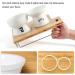FOREYY Raised Ceramic Cat Food and Water Bowl Set with Anti-Slip Stand - Stress-Free, Backflow Prevention, Dishwasher & Microwave Safe - White - Buy Online on GoSupps.com