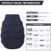 ASENKU Windproof Dog Winter Jacket - Waterproof & Warm Pet Coat for Small, Medium, Large Dogs - Blue (S Size) - Buy Online on GoSupps.com