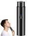 Electric Shaver Mini Portable Shaver Men's Electric Razor Automatic Electric Shaver USB Rechargeable Razor Portable Single Head Razor Shaver Mini Portable Electric Razor for Home Travel Hotel(Black) 033