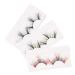 minkissy 3 Pairs False Lashes False Eyelashes Fake Eyelashes Fake Lashes False Eyelash for Women Colored Eyelashes Fake Eyelash for Women Colored Lashes Imitation Natural Set