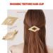 6-Piece Women Metal Hair Barrettes Set - French Elegant Clips for Girls - Minimalist Hollow Hair Pins - Retro Spring Hair Accessories in Gold, Silver & Rose Gold - Buy Online on GoSupps.com