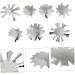 POPETPOP Nail Art Tool Scraper Tool 7.3x7.3cm Silver - Buy Online on GoSupps.com