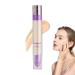 Mimoqk Full Coverage Concealer Dark Eraser Blemish Corrector Creamy Finish Long-lasting Coverage 10 ml For Under Eyes Face Makeup Application Smooth Texture Conceals
