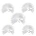 250 Pcs Stiletto Nail Tips Sticks Nail Color Display Tips Nail Art Practice Sticks Display Polish Board Display Pointed with Metal Screw Split Ring Holder (Transparent)