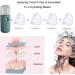 Mini Facial Mister Handheld Face Mist Sprayer Moisturizing USB Recharging Skin Hydration Tool 30ml Green Handy Moisturizing Sprayer - Buy Online on GoSupps.com