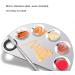 Stainless Steel Mixing Plate - Multifunctional Heart-Shaped Color Palette for Makeup | Smooth Surface Various Shapes - Buy Online on GoSupps.com