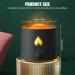 Flame Aroma Diffuser Humidifier 180ml - Noiseless Essential Oil Diffuser for Home Office & Yoga - Black with Auto Shut-Off - Buy Online on GoSupps.com
