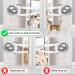 Adjustable Cat Turret - 2PC Paw-Shaped Door Clamp Lock | Pet Door Holder for Cats & Dogs | Secure and Convenient Door Stopper - Buy Online on GoSupps.com