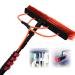 Window Cleaning Equipment Window Cleaning Brush Washing Set Equipment Telesextension Cleaning Pole 3.6M-9M Suitable For Photovoltaic Panel Cleaning Trucks Windows Window Glass Wall/18Ft/5.4M