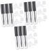 Beavorty 3 Sets Mascara Tube Funnel Mascara Sample Containers Clear Lash Mascara DIY Mascara Plastic Black