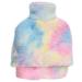 Tebi foot warmers Heated hot water bottle Proxy pain relief for winter heat and relaxation anti -slip plush cover Heated foot warmer rainbow colors