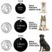 Customized Dog Name Tags Personalized Cat Tags Round Custom Stainless Steel Dog Tags Deep Engraved on Both Sides for Pets Laser Engraving Dog Collar Tag - Buy Online on GoSupps.com