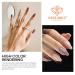 Modelones Gel Nail Polish Set - 7 Colors Nude Pink Brown Gray Kit | Salon-Quality Soak Off Polish with LED Lamp | Classic Modern Manicure Gift Kit - Buy Online on GoSupps.com