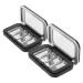 VALICLUD 2pi ces Palettes De Maquillage Magn tiques Vides Pour Fards Paupi res Et Rouges L vres Support De Rangement Portable Pour Cosm tiques