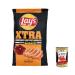 Italian Gourmet E.R. Lay's XTRA GUSTO BARBECUE Pack of 12 salted potato chips 110g + Italian Gourmet Polpa 400g