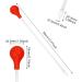 Coral Feeder 2 Pcs Acrylic Marine Fish Reef Feeding Tube 13.7 Inch Coral Food Tool for Reef/Anemones/Brine Shrimp Most Aquarium Organisms (Blue+Red) - Buy Online on GoSupps.com