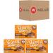 Skinny Crunch 3 x 100g Light Milk Chocolate Orange Bars With Welari Thank You Card Sweet Low 70 Calories Snack (300g) (3PACK) - Buy Online on GoSupps.com