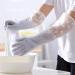 Cleaning Gloves Waterproof Household Cleaning Gloves Kitchen Cleaning Dishwashing Laundry Gloves Dishwashing Gloves Pink - Buy Online on GoSupps.com