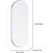 Heel Scrubber Clear Glass Foot File Pedicure Helper - Pedicure Foot Buffer in Shower Foot Scrubber for Removes Dead Skin - Buy Online on GoSupps.com