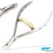 Cuticle Nippers and Cuticle Pusher Manicure Tools - Professional Nail Cuticle Remover Cutter Clippers Tool for Gel Nail Art Fingernails Toenails Stainless Steel Travel Gift Spa - Buy Online on GoSupps.com