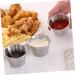 Zerodeko 4pcs Stainless Steel Dipping Sauce Cup Soy Sauce Cup Sushi Dipping Bowl Metal Sauce Cups Ketchup Dip Bowls Soup Japanese Soy Sauce Desert Dishes Household Soy Sauce Bowl - Buy Online on GoSupps.com