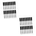 OHPHCALL 32 Pcs Mascara Tube Clear Empty Mascara Bottle Eyelash Liquid Tube Empty Bottle Plastic Portable 1 g (Pack of 1) Blackx2pcs
