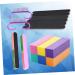 Beavorty 1 Set Nail Block Shiner Mini Nail Brush Buffing Block Nail buffers Nail polishing Block Nail File kit fingernail Buffer Cleaning Tool Cleaning kit Nail Files Manicure 18x4cm - Buy Online on GoSupps.com