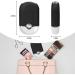 Krofaue Eyelash Fan USB Rechargeable Mini Portable Lash Fan Dryer for Eyelash Extensions - Handheld Neck Desk Fan 3 in 1 (Type-C) Black - Buy Online on GoSupps.com