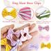 Pet Hair Clips 24PCS Cat Dog Hair Bows Clips Pet Cat Puppy Hair Accessories Dog Grooming Clips Metal Bow Knot Dots Pet Hair Clips Handmade Cute Patterns Topknot for Dog Cats Puppy - Buy Online on GoSupps.com