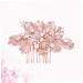 DOITOOL Side Hair Comb Bridal Wedding Hair Comb Bridal Hair Pin Wedding Head Jewelry Wedding Headdress Hair Comb Clip Wedding Headwear Tiara Bride Accessories Wedding Dress - Buy Online on GoSupps.com