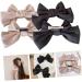 minkissy 6 Pairs bow hairpin hair bows for female hairpin party hair clip Bow Hair Clips big bows hair clips hair pin bowknot new year hair decoration bow clips girl fabric headgear woman - Buy Online on GoSupps.com