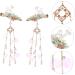 Angoily 3 Pairs Butterfly Hair Clip Chinese Hair Sticks Retro Hair Chopstick Hair Barrettes for Women Floral Hair Accessories Antique Tassel Hair Barrette Girls Hanfu Metal Walk Miss - Buy Online on GoSupps.com