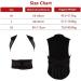 Back Support Back Brace Lumbar Support Elf Heating Full Back Support Belt 108pcs Magnets Self-Heating Waist Back Brace Vest Back Support Belt(Large) Large Black - Buy Online on GoSupps.com