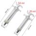 Adhere To Fly Baby Bird Parrot Manual Feeding Syringe Set with 6 Curved Gavage Tubes and Metal Spoon - 20ML - Buy Online on GoSupps.com