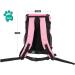 PetAmi Premium Pet Carrier Backpack for Small Cats and Dogs - Ventilated Design, Safety Strap, Pink - Ideal for Travel, Hiking & Outdoor Use - Buy Online on GoSupps.com