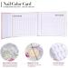  ZJchao Nail Presentation Book 2 Types of Nail Color Display Board Books Nail Polish Color Display Card Board (Card Book) - Buy Online on GoSupps.com